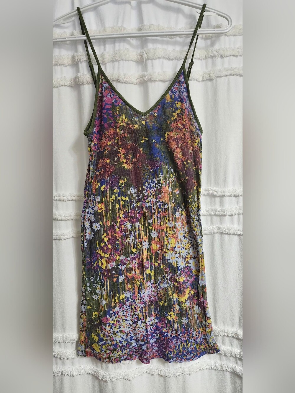 Vtg, Free People Floral Mini Dress.